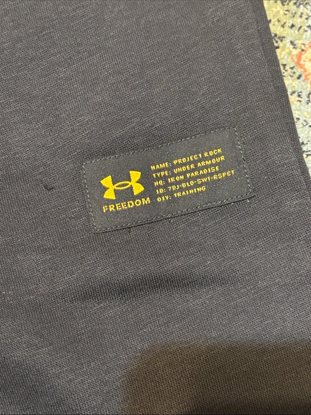 Under Armour Navy Joggers with White Graphic
